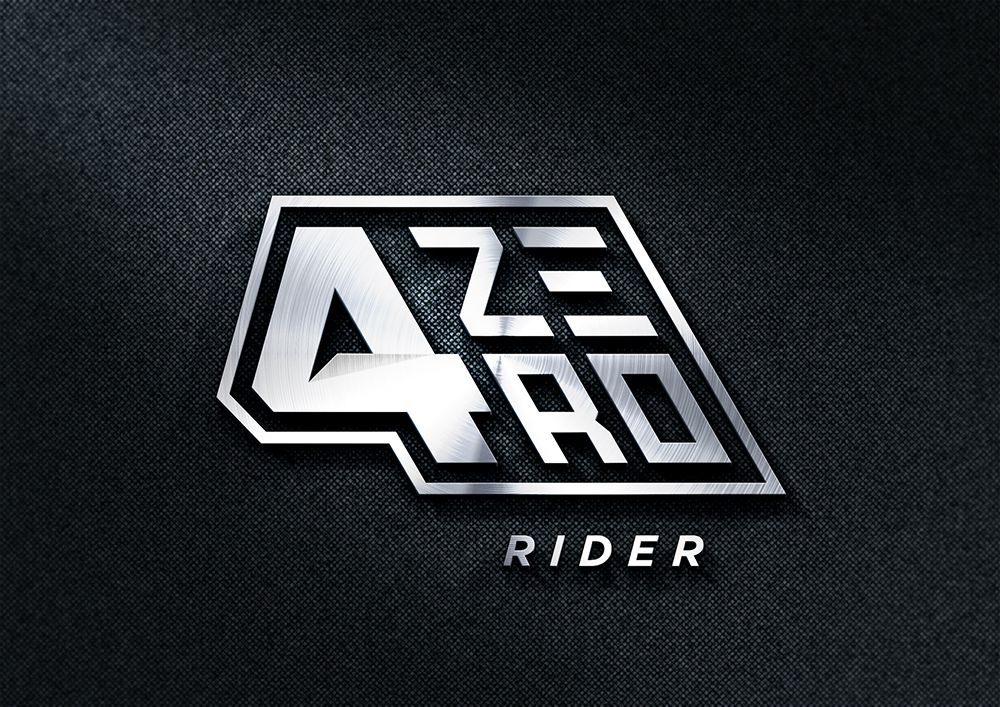Logotipo em tom neutro do projeto 4Zero.