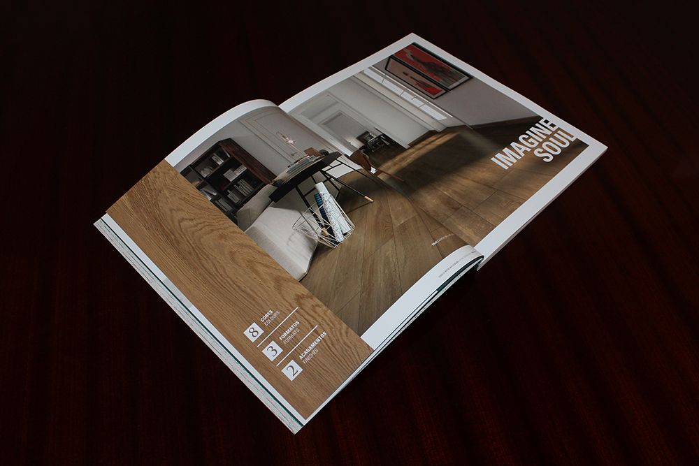 Interior do Projeto Catálogo Wood Effect.