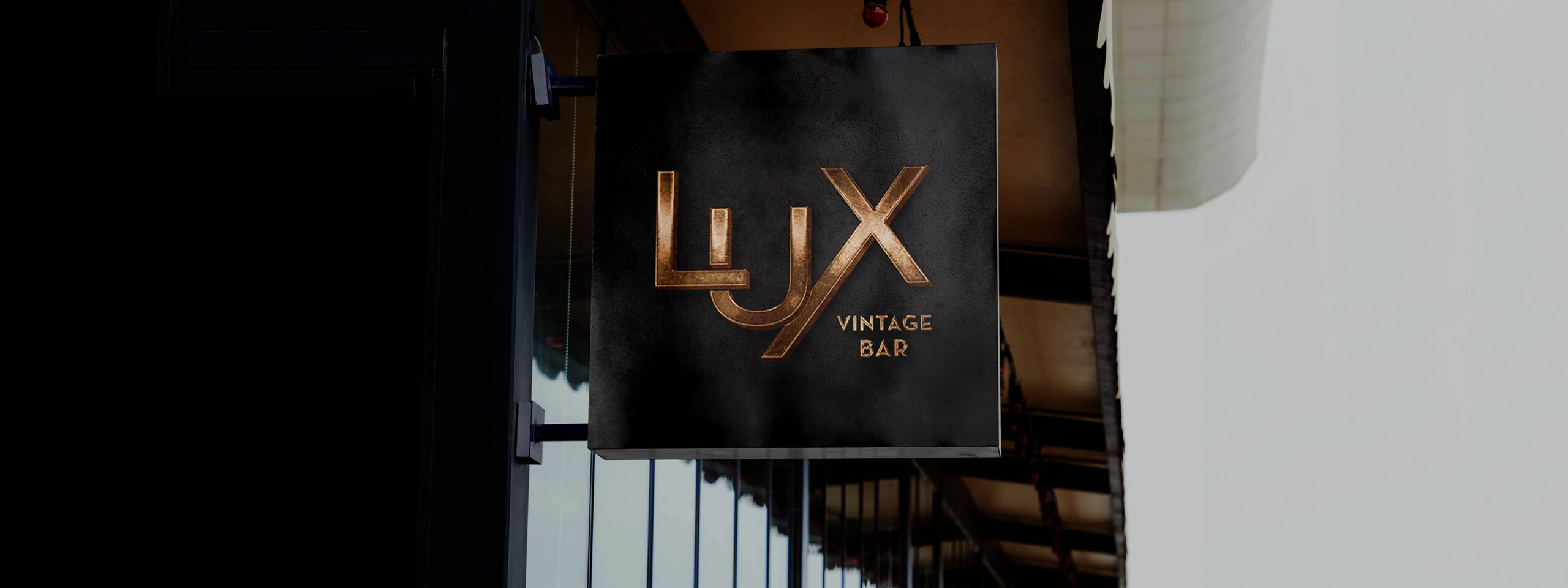 Imagem de apresentação do Projeto Lux Vintage Bar.