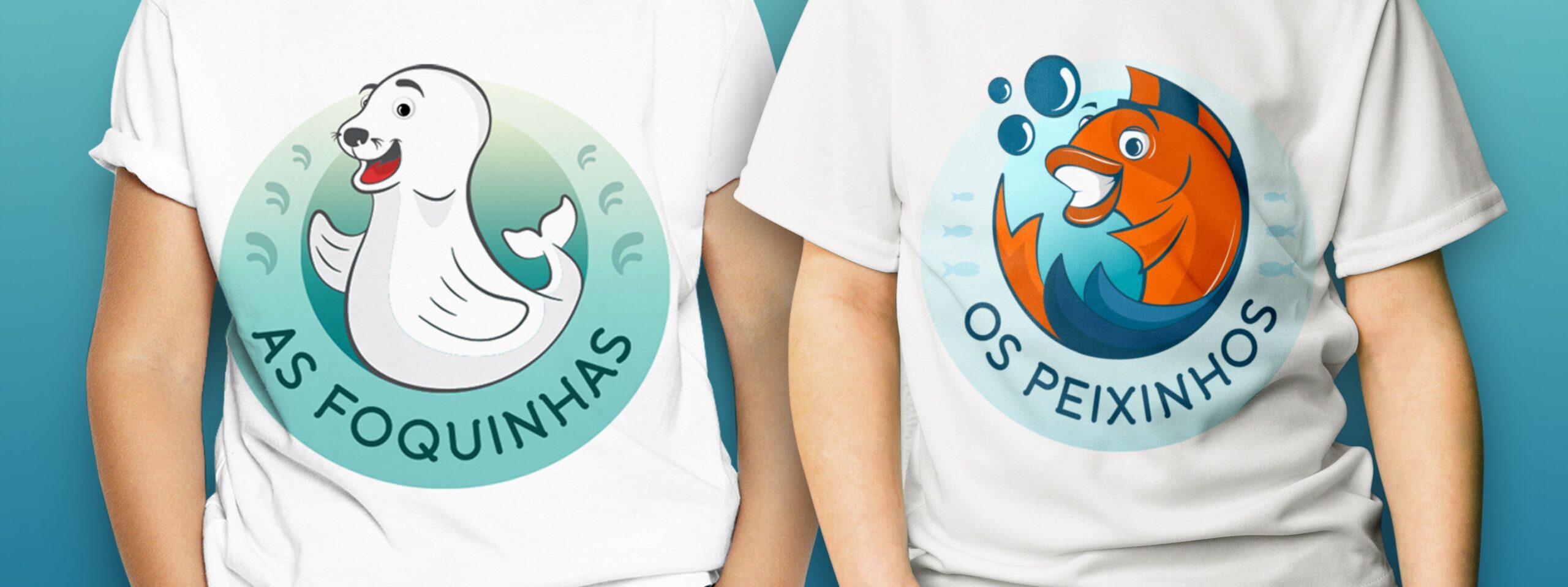 Imagem de apresentação do projeto As Foquinhas e Os Peixinhos.