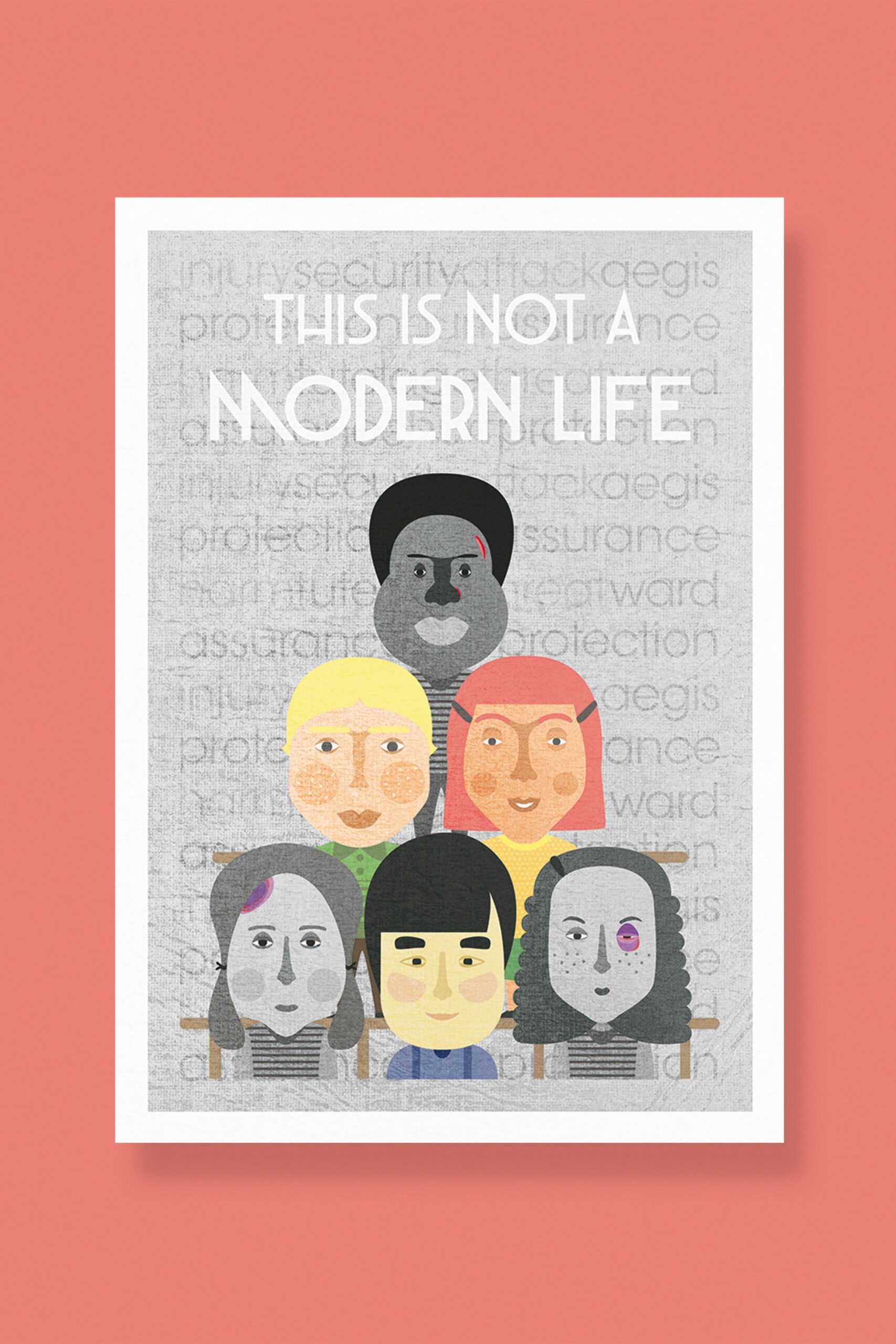 Segunda ilustração This Is Not A Modern Life.