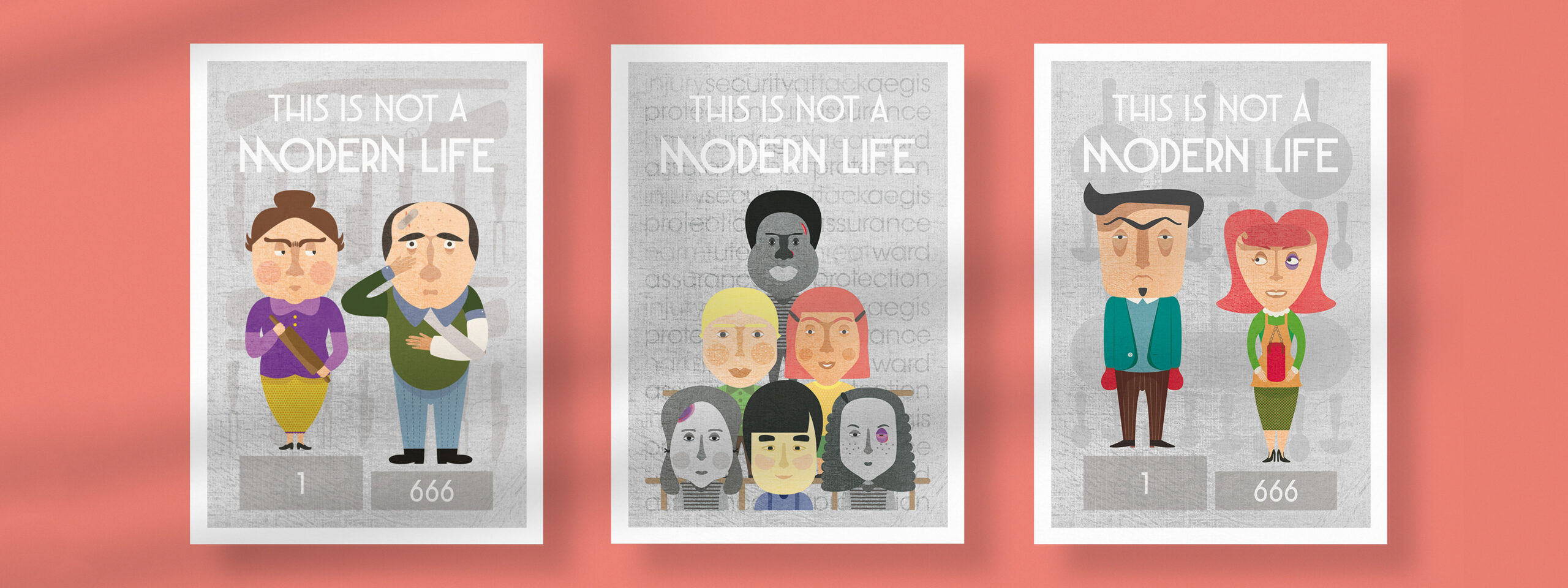 Imagem de apresentação do Projeto This Is Not A Modern Life.